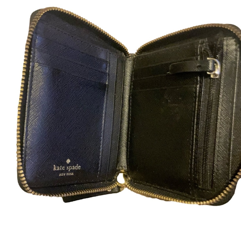 Kate Spade Darci Leather Wallet (Black) - Picture 4 of 6